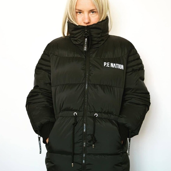 Pe nation full court jacket black Clearance